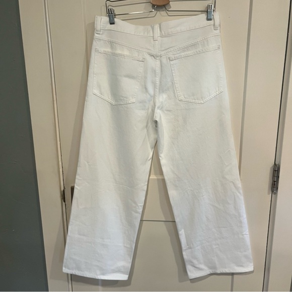 Madewell White Low Slung Baggy Jeans Size 28 - Picture 6 of 10